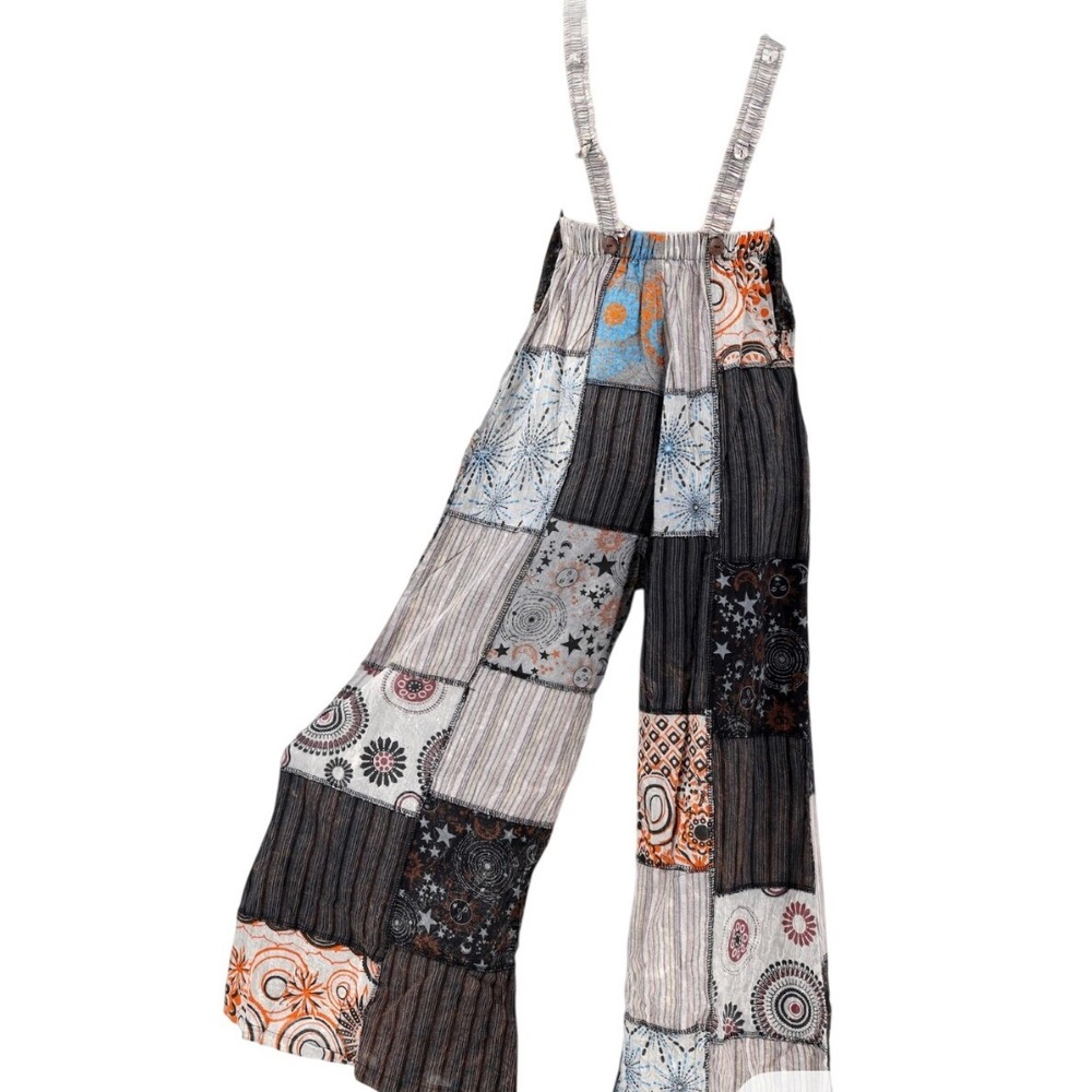 The Collection Royal Celestial Patchwork Overalls… - image 3